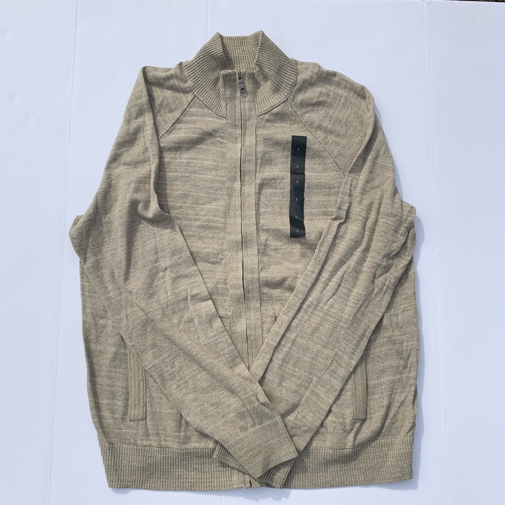 Banana Republic NWT Mens Zip Up Sweater size Large